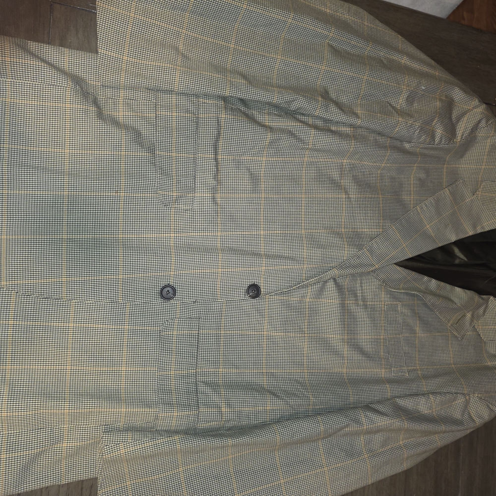 J. Crew Checkered Shirt in Black and Tan